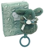 Jucărie de pluș Doudou Rabbit Music Green 20cm (DC4367) imaginea #2 — magazin online Desire.md