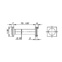 Vizorul ușii Fuaro VIEWER4 DVQ imaginea #2 — magazin online Desire.md