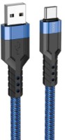 Cablu USB Hoco U110 Type-C Blue