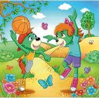 Puzzle Trefl Treflik Family 3in1 (34872) imaginea #2 — magazin online Desire.md