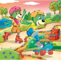 Puzzle Trefl Treflik Family 3in1 (34872) imaginea #3 — magazin online Desire.md