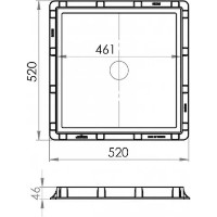 Канализационный люк Hydro-S 7013403 фото №2 — интернет-магазин Desire.md