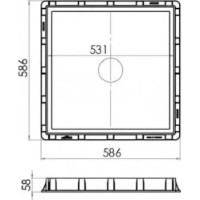 Канализационный люк Hydro-S 7013405 фото №2 — интернет-магазин Desire.md