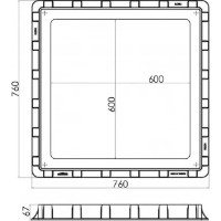 Канализационный люк Hydro-S 7013406 фото №2 — интернет-магазин Desire.md