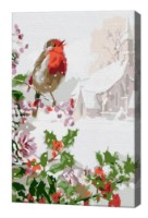 Tablou pe numere Art Gallery Premium Bullfinch On A Branch (CX4787)