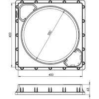 Канализационный люк Hydro-S 7013415 фото №2 — интернет-магазин Desire.md