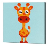 Tablou pe numere Art Gallery Premium Cute Giraffe (BX2845)