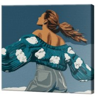 Картина по номерам Art Gallery Premium Fashionable Girl (BX3450)