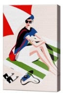 Tablou pe numere Art Gallery Premium Girl On The Beach (CX4518)