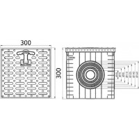 Colector pluvial cu grătar Luxwares 0111753 imaginea #2 — magazin online Desire.md
