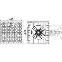 Colector pluvial cu grătar Luxwares 0111754 imaginea #2 — magazin online Desire.md