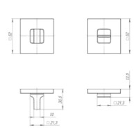 Дверной фиксатор Ajax BK6.K.JS51 (BK6 JS) SN-3 фото №2 — интернет-магазин Desire.md