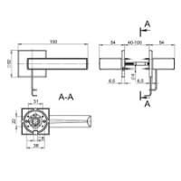 Дверная ручка Fuaro K.RL52 Red Line фото №2 — интернет-магазин Desire.md