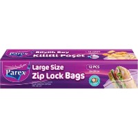 Пищевые пакеты Parex Zip Lock Large 12pcs