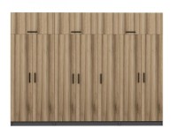 Dulap Trendy Kale 5204 Anthracit/Dore 315x235x52cm GTR004555 imaginea #4 — magazin online Desire.md