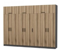 Dulap Trendy Kale 5204 Anthracit/Dore 315x235x52cm GTR004555 imaginea #5 — magazin online Desire.md