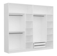 Dulap Trendy Kale 5239 White/Anthracit 270x255x52cm GTR004576 imaginea #4 — magazin online Desire.md
