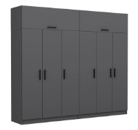 Dulap Trendy Kale 5267 Anthracit 270x255x52cm GTR004594 imaginea #2 — magazin online Desire.md