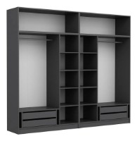 Dulap Trendy Kale 5267 Anthracit 270x255x52cm GTR004594 imaginea #4 — magazin online Desire.md