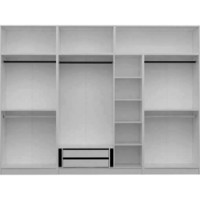 Dulap Trendy Kale 5295 Anthracit/Dore 315x255x52cm GTR004612 imaginea #5 — magazin online Desire.md