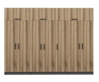 Dulap Trendy Kale 5295 Anthracit/Dore 315x255x52cm GTR004612 imaginea #3 — magazin online Desire.md