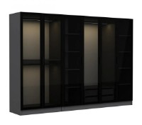 Dulap Trendy Kale 6092 Anthracit/Black 270x210x52cm GTR004627 imaginea #5 — magazin online Desire.md