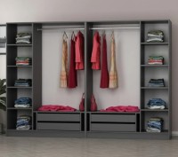 Dulap Trendy Kale 6093 Anthracit/Black 270x210x52cm GTR004628 imaginea #3 — magazin online Desire.md