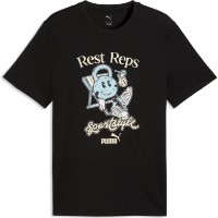 Tricou bărbătesc Puma Graphic Quote Puma Black, s.L imaginea #1 — magazin online Desire.md