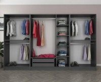 Dulap Trendy Kale 6094 Anthracit/Black 315x210x52cm GTR004629 imaginea #3 — magazin online Desire.md