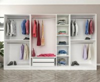 Шкаф Trendy Kale 6639 White/Black 315x210x52cm GTR004635 фото №2 — интернет-магазин Desire.md