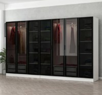 Dulap Trendy Kale 6640 White/Black 315x210x52cm GTR004636