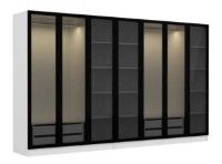 Dulap Trendy Kale 6640 White/Black 315x210x52cm GTR004636 imaginea #4 — magazin online Desire.md