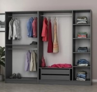 Dulap Trendy Kale 6652 Anthracit/Black 225x190x52cm GTR004638 imaginea #3 — magazin online Desire.md