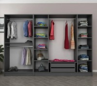 Dulap Trendy Kale 6653 Anthracit/Black 270x190x52cm GTR004639 imaginea #4 — magazin online Desire.md