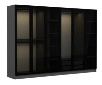 Dulap Trendy Kale 6653 Anthracit/Black 270x190x52cm GTR004639 imaginea #5 — magazin online Desire.md