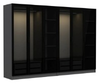 Dulap Trendy Kale 6654 Anthracit/Black 270x190x52cm GTR004640 imaginea #4 — magazin online Desire.md