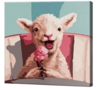Картина по номерам Art Gallery Premium Happy Lamb (BX3651)