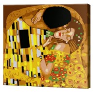Tablou pe numere Art Gallery Premium Kiss (BX3442)
