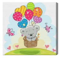 Tablou pe numere Art Gallery Premium Koala On Balloons (BX3351)