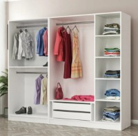 Dulap Trendy Kale 6662 White/Black 225x190x52cm GTR004644 imaginea #3 — magazin online Desire.md