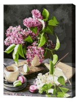 Картина по номерам Art Gallery Premium Lilac And Coffee (GX37156)