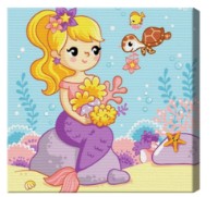 Картина по номерам Art Gallery Premium Mermaid (BX2858)