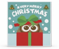 Картина по номерам Art Gallery Premium Merry Christmas (BX2130)