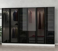 Dulap Trendy Kale 6663 White/Black 270x190x52cm GTR004645 imaginea #2 — magazin online Desire.md