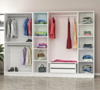 Dulap Trendy Kale 6663 White/Black 270x190x52cm GTR004645 imaginea #3 — magazin online Desire.md