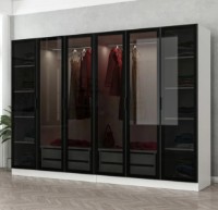 Dulap Trendy Kale 6664 White/Black 270x190x52cm GTR004646