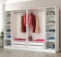 Dulap Trendy Kale 6664 White/Black 270x190x52cm GTR004646 imaginea #4 — magazin online Desire.md