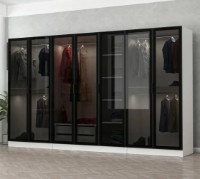 Dulap Trendy Kale 6665 White/Black 315x190x52cm GTR004647