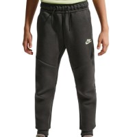 Pantaloni spotivi pentru copii Nike Sportswear Tech Fleece Anthracite/Black/Light Liquid Lime, s.L