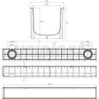 Ливневка канализационная SAB 16529 фото №2 — интернет-магазин Desire.md